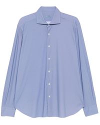 Barba Napoli - Spread-Collar Button-Down Shirt - Lyst