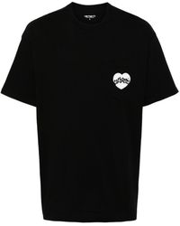 Carhartt - Amour Logo-Print Cotton T-Shirt - Lyst
