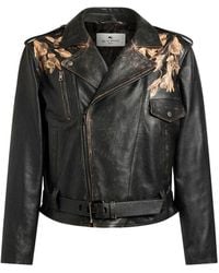 Etro - Leather Jackets - Lyst