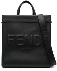 Fendi - Medium Go To Leather Tote Bag - Lyst