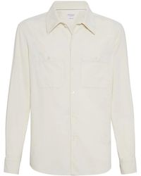 Brunello Cucinelli - Cotton Corduroy Shirt - Lyst