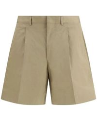 Prada - Neutrals Trousers - Lyst