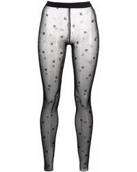 Givenchy - Patterned Semi-Sheer Tights - Lyst