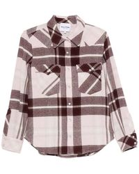 Kujten - Lumber Check-Pattern Button-Down Shirt - Lyst