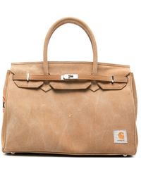 ANOTHER CHANCE - Logo-Patch Buckled Tote Bag - Lyst