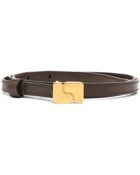 Soeur - Logo-Buckle Leather Belt - Lyst