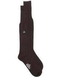 Vivienne Westwood - Orb Embroidered Socks - Lyst