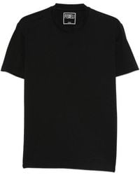 Fedeli - Logo-Detail T-Shirt - Lyst