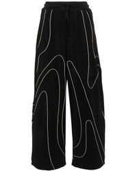 Y-3 - Piping-Detail Jersey Trousers - Lyst