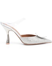 Malone Souliers - 85mm Crystal-embellished Mules - Lyst