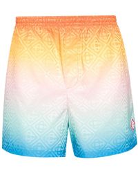 Casablancabrand - Gradient Jacquard Swim Shorts - Lyst