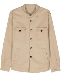 Mazzarelli - Long-Sleeve Cargo Shirt - Lyst