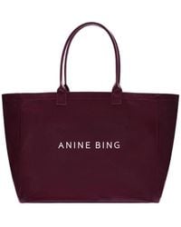 Anine Bing - Leo Coated Canvas Tote - Lyst
