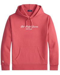 Ralph Lauren - Logo-Print Drawstring Hoodie - Lyst