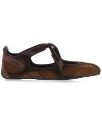 The Attico - Suede Ballet Flats, Size 1 - Lyst