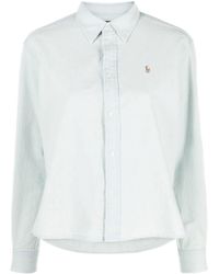 Polo Ralph Lauren - Shirt With Embroidered Logo - Lyst