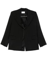 Sportmax - Tenace Peak-Lapel Single-Breasted Blazer - Lyst