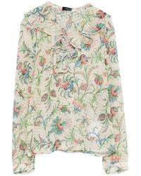 Etro - Neutrals Tops - Lyst