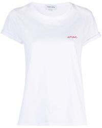 Maison Labiche - Armour-Slogan Embroidered T-Shirt - Lyst