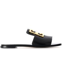 givenchy 4g flat leather sandals