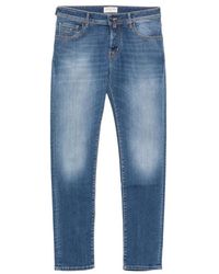 Jacob Cohen - Faded-Effect Logo-Patch Jeans - Lyst