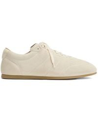 Lemaire - Quilted Suede Sneakers - Lyst