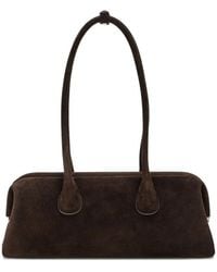 OSOI - Suede Top-Handle Shoulder Bag - Lyst