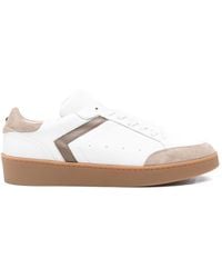 Canali - Suede Sneakers - Lyst