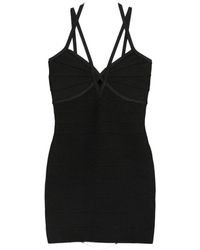 Hervé Léger - Erin Strappy Mini Dress - Lyst