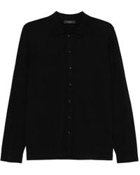 Zanone - Virgin-Wool Button-Front Shirt - Lyst