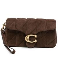 COACH - Sac Porté Épaule En Daim Matelassé Tabby - Lyst