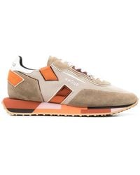 GHŌUD Panelled Low-top Suede Trainers - Natural