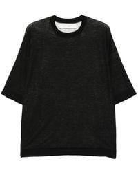 Isabel Benenato - Short-Sleeve Crew-Neck Sweater - Lyst