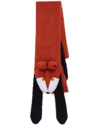Marni - Fox Knitted Scarf - Lyst
