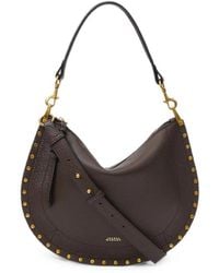 Isabel Marant - Oskan Soft Zip Shoulder-Strap Bag - Lyst