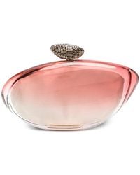 Benedetta Bruzziches - Crystal-Embellished Ombré Clutch Bag - Lyst