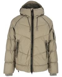 C.P. Company - C. P. Company Down Shield Lens Hooded Puffer Jacket - Lyst