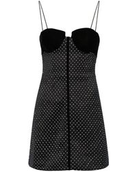 Nafsika Skourti - Eclipse Crystal-Embellished Satin Dress - Lyst