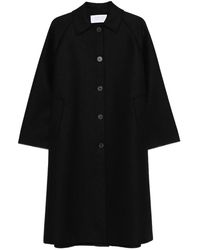 Harris Wharf London - Balmacaan Raglan-Sleeve Button Coat - Lyst