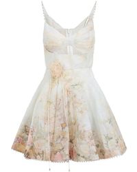 Zimmermann - Memento Twist Front Mini Dress - Lyst