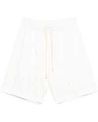 Vision Of Super - Flame-Embroidered Shorts - Lyst