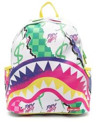 Sprayground Shark Teeth-print Backpack - Pink