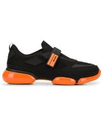 prada cloudbust black and orange