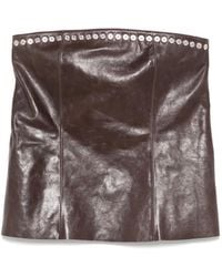 Paloma Wool - Leather Mini Skirt - Lyst