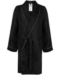 mens versace silk robe