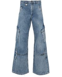 Egonlab - Wide-Leg Cargo Jeans - Lyst