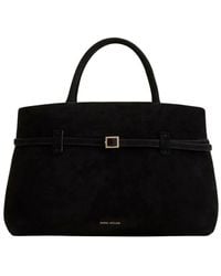 MANU Atelier - Le Cambon 35 Suede Tote Bag - Lyst
