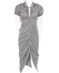 Vivienne Westwood - Pulling Ruched Asymmetric Midi Dress - Lyst