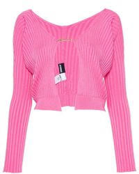 Jacquemus - La Maille Pralù Longue Knitted Cardigan - Lyst