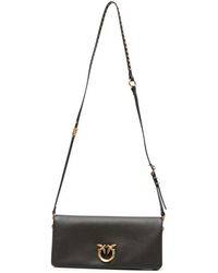 Pinko - Love Bag Click Soft Horizontal Medium Crossbody Clutch - Lyst